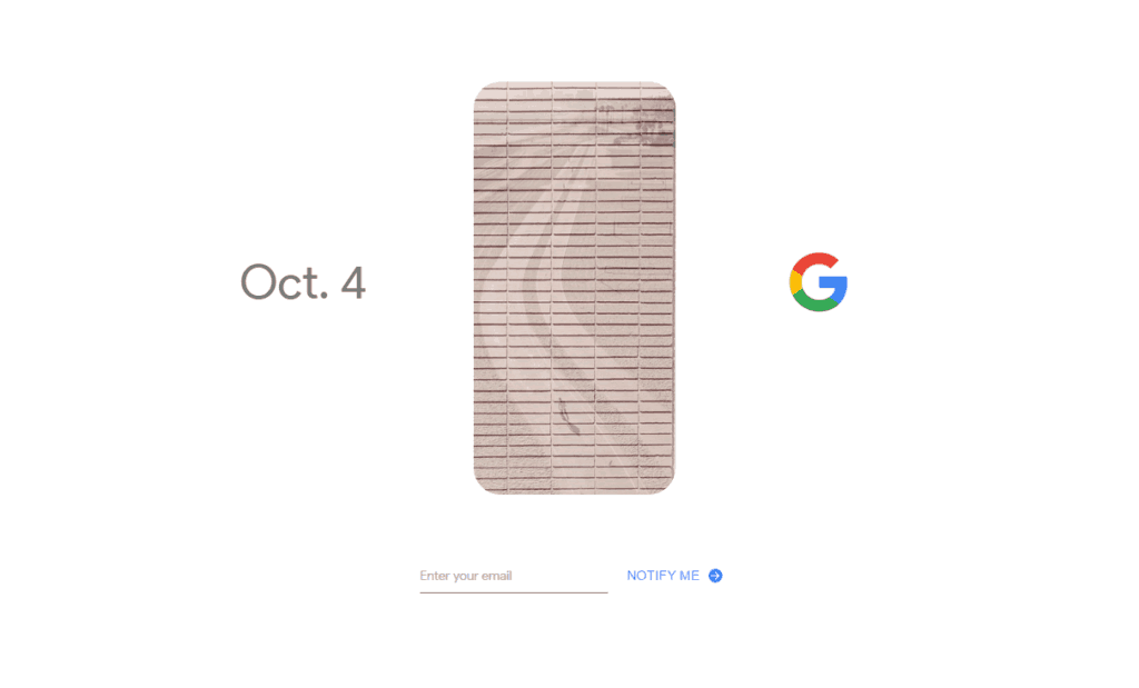 Google 4 oktober