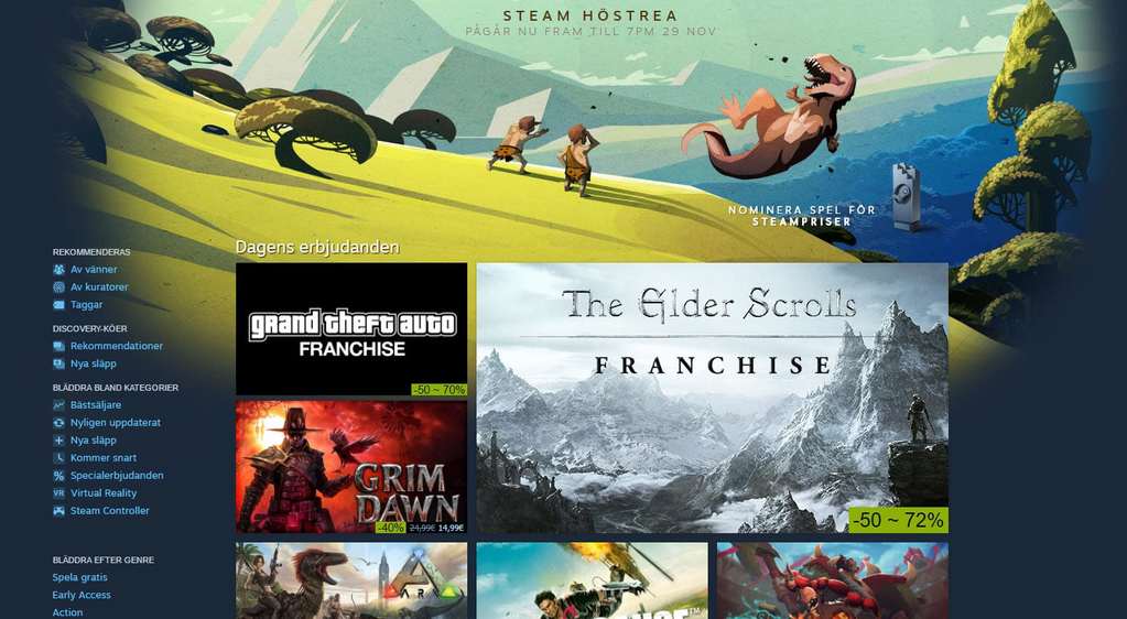 Höst REA på Steam